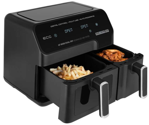 Мультипечь (аэрофритюрница) ECG AF 8300 Dual Fry - 7