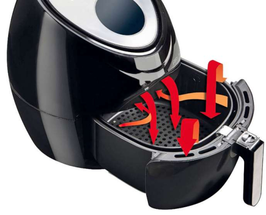 Мультипіч (аерофритюрниця) Ariete BLACK AIRY FRYER XXL 4618/00 - 2