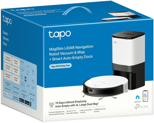 Робот-пилосос TP-Link Tapo RV20 Mop Plus - 5