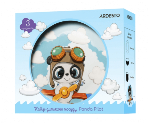 Набір дитячого посуду Ardesto Panda pilot (AR3451PS) - 2
