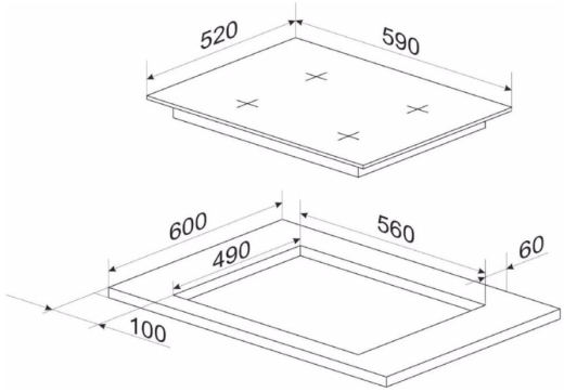 Газовая варочная поверхность Hansa BHGI63170 (21792) - 4