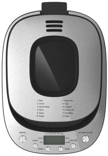 Хлібопічка WetAir WBM-X4406 - 3