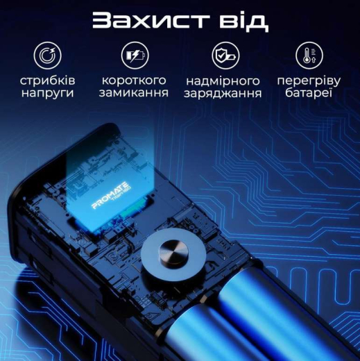 Універсальна мобільна батарея Promate Titan-160 140W 27600mAh Gray (titan-160) - 7