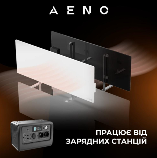 Обігрівач AENO Eco Smart GH4S LED Black (AGH0004S) - 3