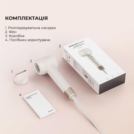 Фен Dreame Hair Dryer Gleam White (AHD12A-WH) - 11