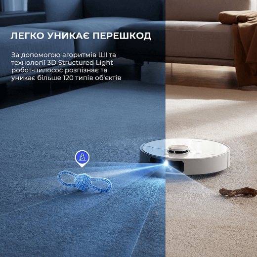 Робот-пылесос с влажной уборкой Dreame X40 Ultra White - 2
