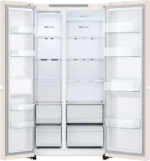 Холодильник с морозильной камерой SBS LG GC-B257KEHW - 4