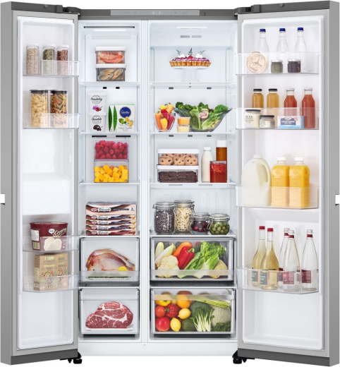 Холодильник з морозильною камерою LG GC-B257KNHW - 5