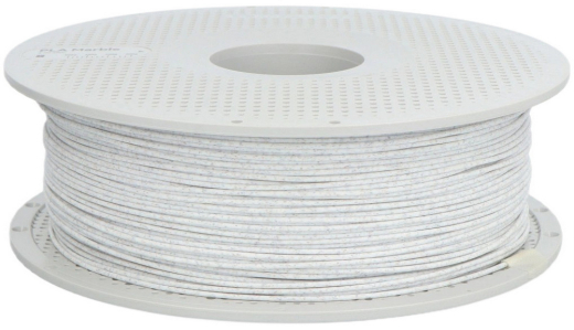 Bambu Lab Філамент/пластик для 3D друку з котушкою PLA Basic 1kg White Marble - 3