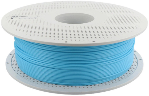 Bambu Lab Філамент/пластик для 3D друку з котушкою PLA Basic 1kg Glow Blue - 3