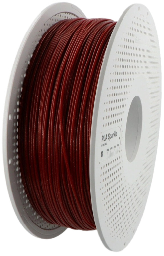 Bambu Lab Філамент/пластик для 3D друку з котушкою PLA Basic 1kg Crimson Red Sparkle - 2