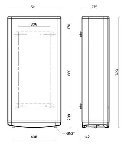 Водонагрівач (бойлер) електричний накопичувальний Ariston VELIS DUNE WIFI 100 EU (4018002) - 4