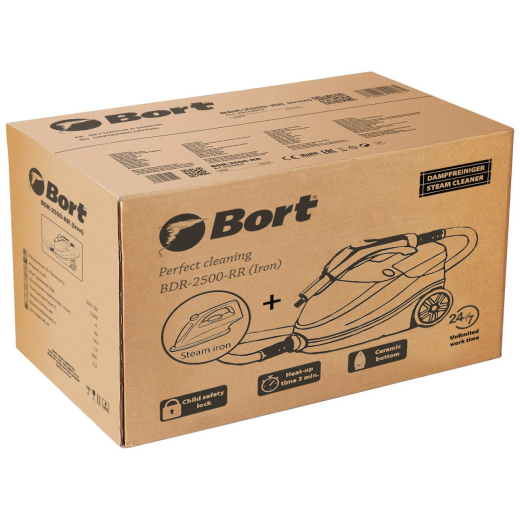 Пароочиститель Bort BDR-2500-RR - 9