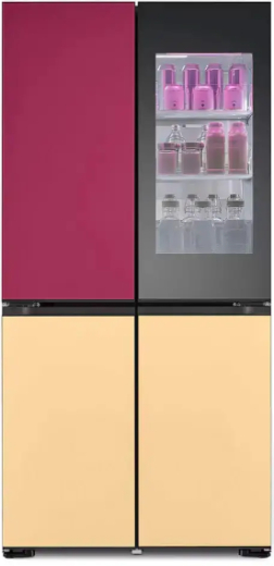 Холодильник з морозильною камерою LG MoodUP InstaView GMV960NNME - 1