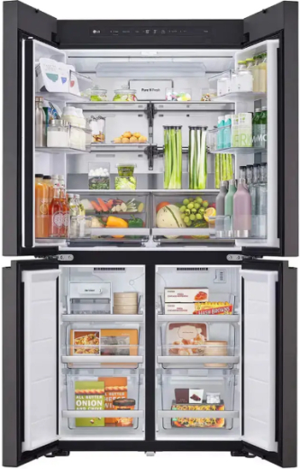 Холодильник з морозильною камерою LG MoodUP InstaView GMV960NNME - 2