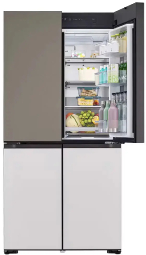 Холодильник з морозильною камерою LG MoodUP InstaView GMV960NNME - 3