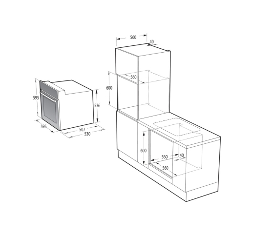 Духова шафа GORENJE BO6615E01X - 8