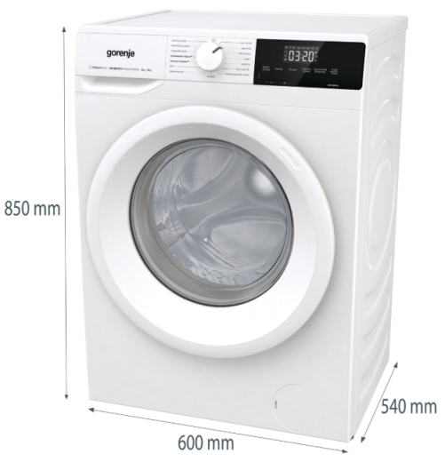 Прально-сушильна машина автоматична Gorenje W3D2A854ADS/UA - 4