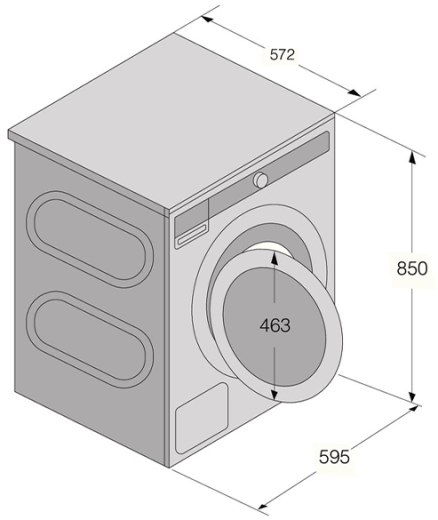 Пральна машина автоматична Asko W7096XG - 8