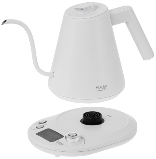 Электрочайник ADLER AD 1349 White - 4