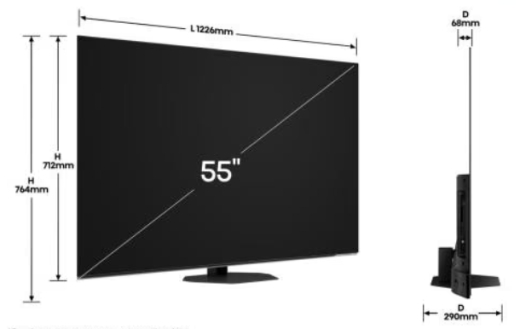 Телевізор Hisense 55A85Q - 2