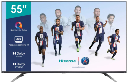 Телевізор Hisense 55E76GQ - 1
