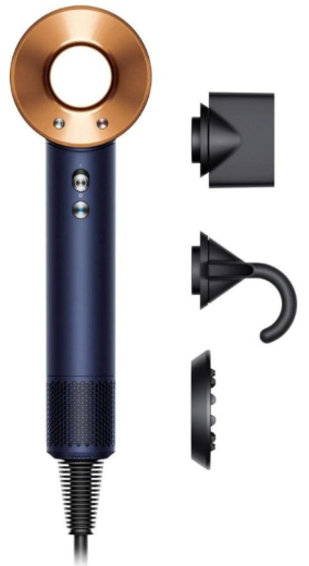 Фен Dyson HD07 Supersonic Straight+Wavy Prussian Blue/Rich Copper (113277-01) - 1