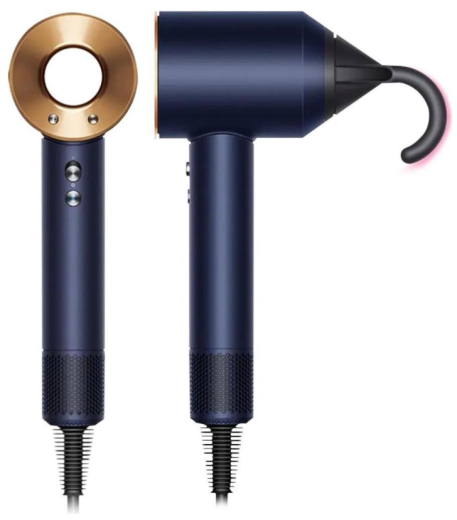 Фен Dyson HD07 Supersonic Straight+Wavy Prussian Blue/Rich Copper (113277-01) - 2
