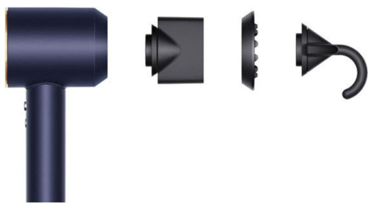 Фен Dyson HD07 Supersonic Straight+Wavy Prussian Blue/Rich Copper (113277-01) - 5