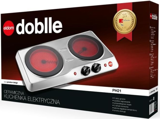Настольная плита ELDOM PH21 Doblle - 2