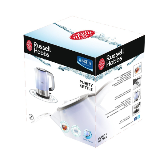 Электрочайник Russell Hobbs 22850-70 Purity с фильтром Brita - 5