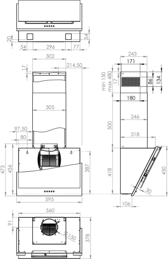Витяжка Gorenje WHI6SYB - 5