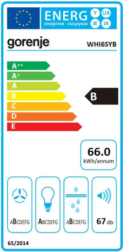 Витяжка Gorenje WHI6SYB - 6