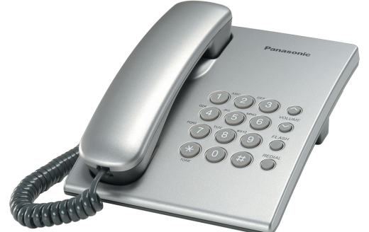 Проводной телефон Panasonic KX-TS2350UAS Silver - 1
