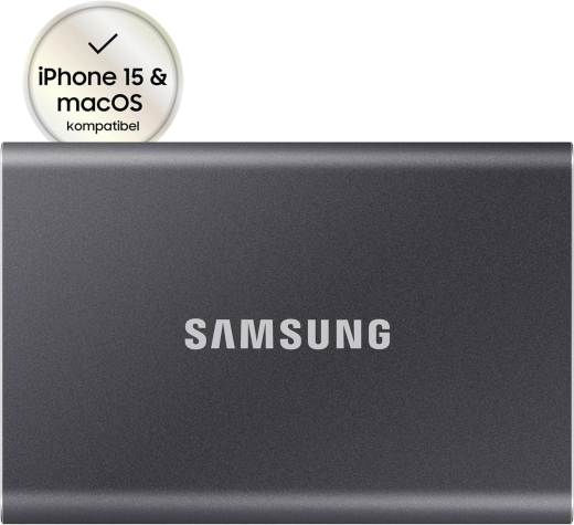 SSD накопитель Samsung T7 1 TB Titan Gray (MU-PC1T0T/WW) - 3