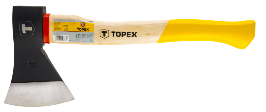 Топор Topex 600 г, деревянная рукоятка (05A136) - 1