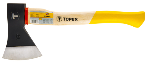 Топор Topex 1000 г, деревянная рукоятка 05A140 - 1