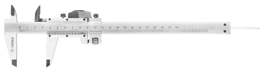 Штангенциркуль TOPEX, 200 мм, точность измерения 0.05 мм/м (31C616) - 1