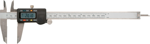 Штангенциркуль TOPEX цифровий, 200 мм, точність виміру 0.02 мм/м (31C625) - 1