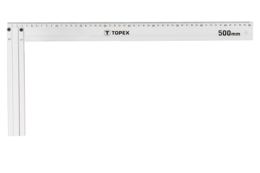 Кутник будівельний TOPEX, алюмінієвий, 500x235 мм (30C365) - 1