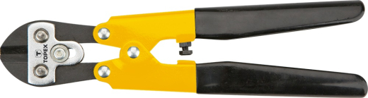 Болторез TOPEX, ножницы арматурные, до 4мм, держатель прорезиненный, 210мм, CrV (01A117) - 1