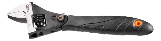 Ключ NEO розвідний з храповим механізмом 200 мм, 0-30,5 мм, прогумована рукоятка - 1
