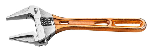 Ключ разводной Neo Tools  кованный 256 мм, рабочий диапазон 0-43 мм - 1