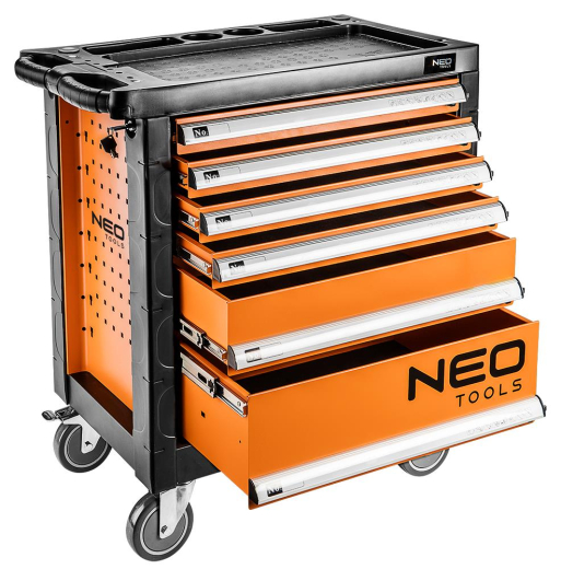 Візок для інструменту NEO, 6 ящиків, 770x460x870 мм, вантажопідйомність 200 кг - 1
