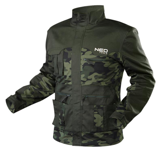 Робоча куртка Neo CAMO, розмір XXL/58, щільність 255 г/м6 - 1