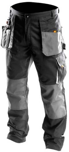 Штани робочі Neo,розмір XL/56, посилення з тканини Oxford, посилені кишені, потрійні шви - 1