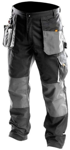 Штани робочі Neo, розмір XXL/58, посилення тканини Oxford, посилені кишені, потрійний шов - 1