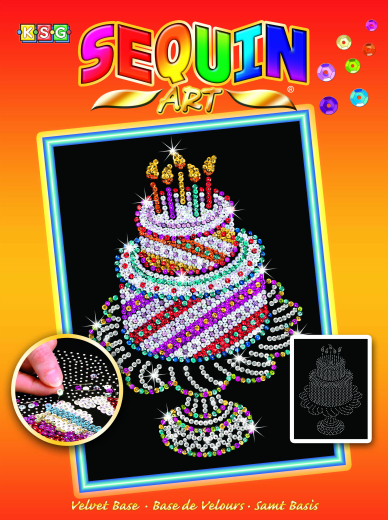 Набор для творчества Sequin Art ORANGE Birthday Cake SA1506 - 2