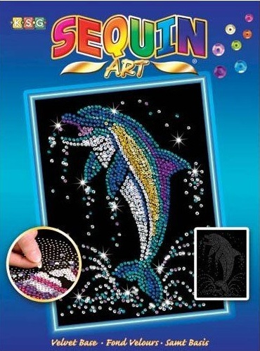 Набор для творчества Sequin Art BLUE Dolphin SA1516 - 1
