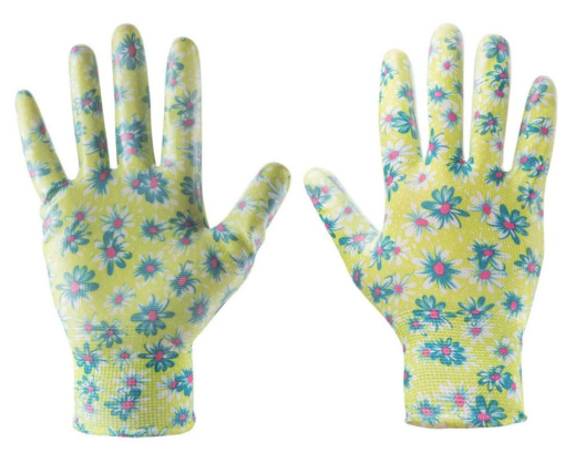 Перчатки садовые Verto, нитриловое покрытие, размер 7 " - 1